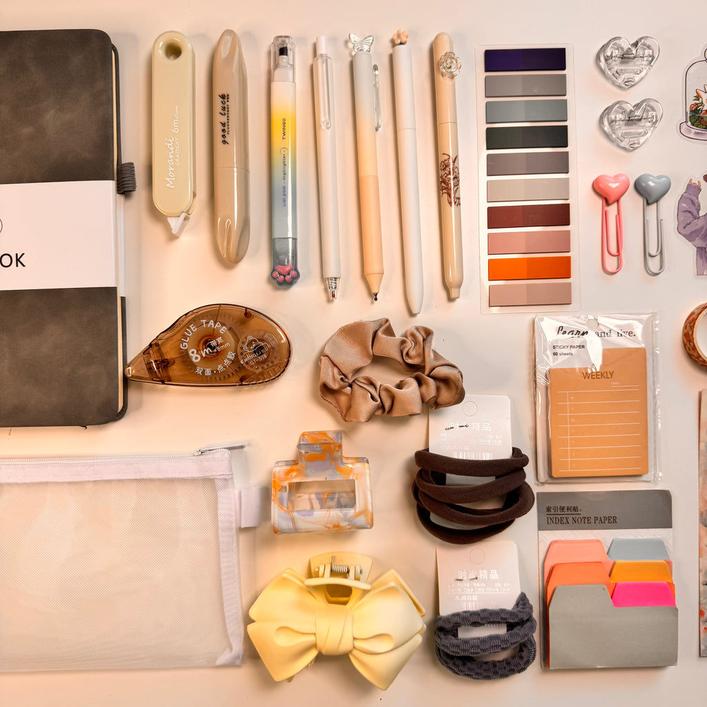 Soft Neutral Aesthetic Set — Minimal Grey & Cream Essentials Bundle